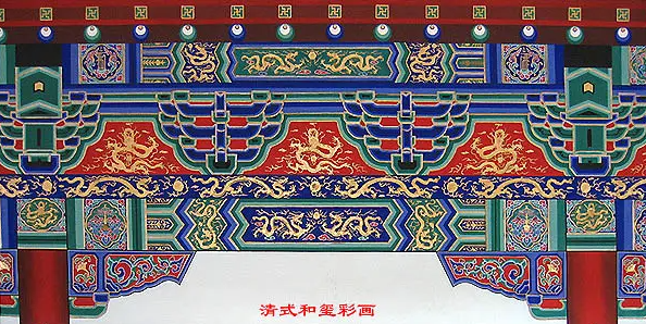 玉溪中国建筑彩画装饰图案